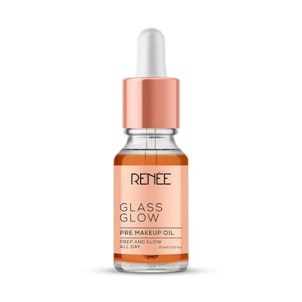 RENEE Glass Glow Pre Makeup Oil Primer 10ml| Non Sticky, Smoooth Finish| Hydrates, Repairs & Nourishes Skin| Adds Natural Glow to the Skin  Amazon.in Fashion
