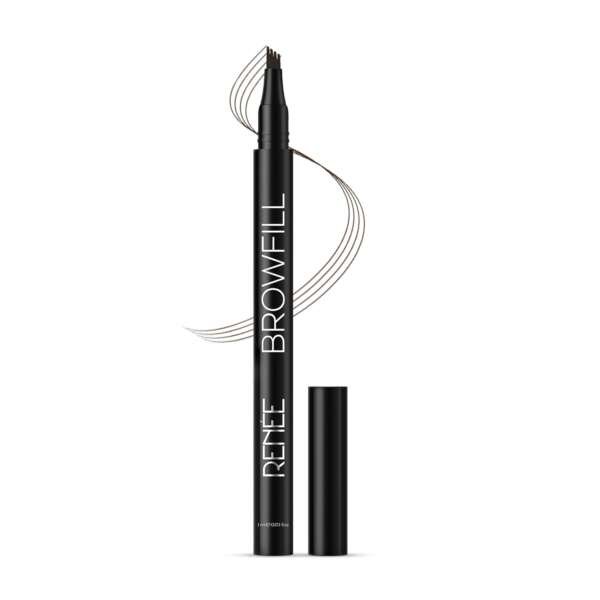Buy RENEE Browfill Eyebrow Pen- Brown, Waterproof & Smudge-proof, One Swipe Application with Micro Precision, Natural & Long-lasting Finish, For Denser & Fuller Eyebrows, Easy to use, Cruelty-free Online at Low Prices in India - Amazon.in
