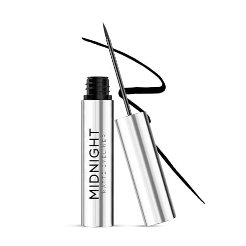 Buy RENEE Midnight Matte Eyeliner | Darkest Black | Long Lasting | Smudge-Proof | Waterproof Formula | One-Swipe Application | Intense Pigment | Enriched with Vitamin E | Chamomile | Aloe Vera | 2.5ml Online at Low Prices in India - Amazon.in