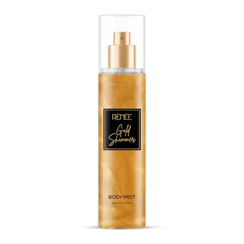 RENEE Gold Shimmer Body Mist, Long Lasting Premium Fragrance for Women With Shimmering Effect, Scent With Floral & Fruity Notes, Travel Friendly, Ideal for Every Occasion, 150 Ml  Amazon.in: Beauty
