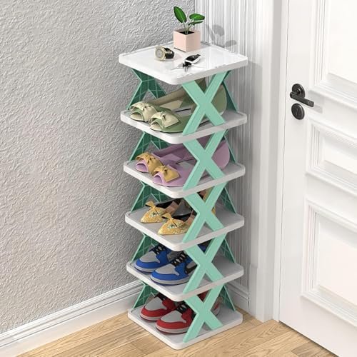 QONETIC 6-Layer Shoe Rack for Home – Stackable & Collapsible Plastic Shoe Organizer Stand | Adjustable Storage Shelf for Footwear, Books & Entryway Use – Multipurpose Space Saver (Corner Design)  Amazon.in: Home & Kitchen
